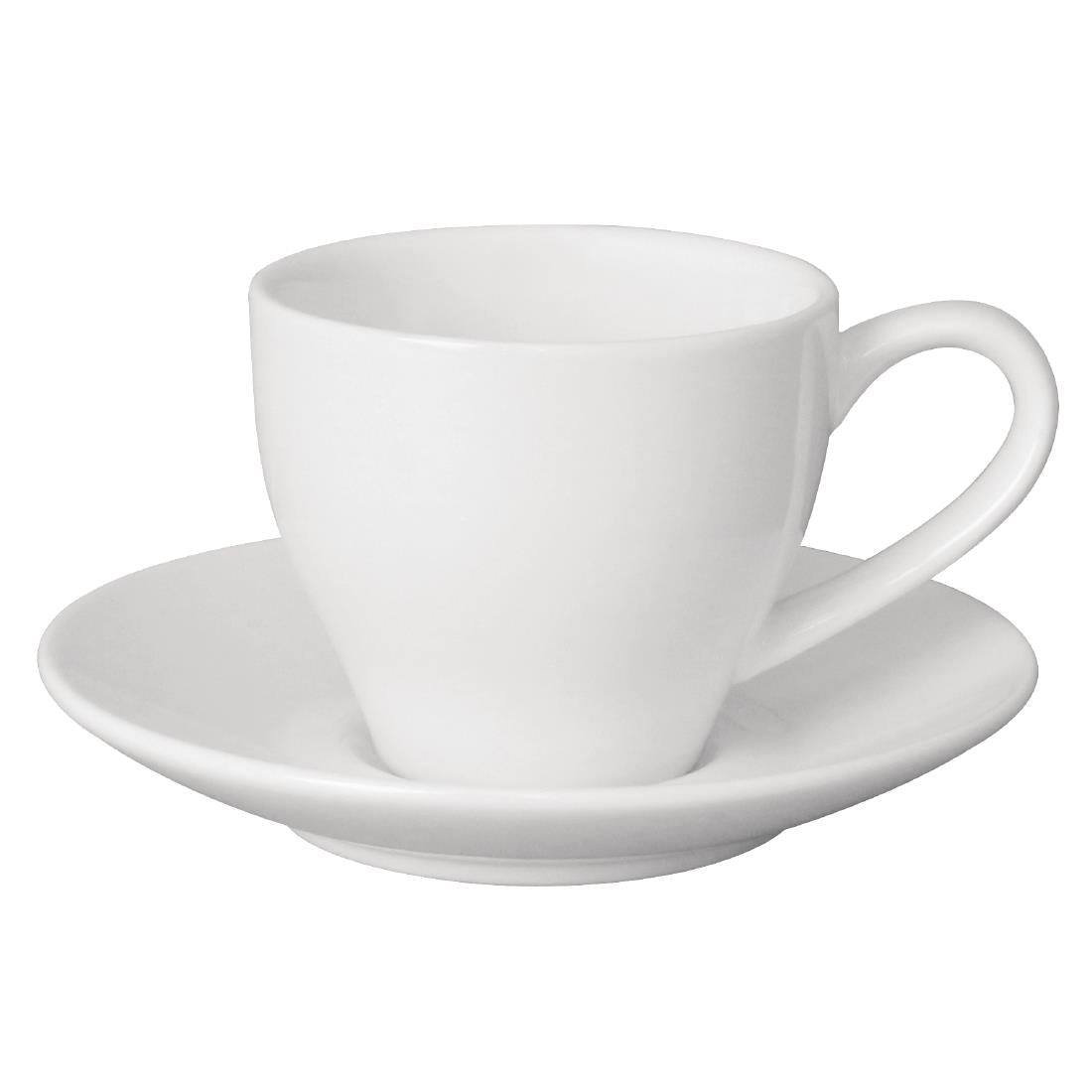 Olympia Cafe Espresso Cup White - 100ml 3 1/2oz (Box 12)