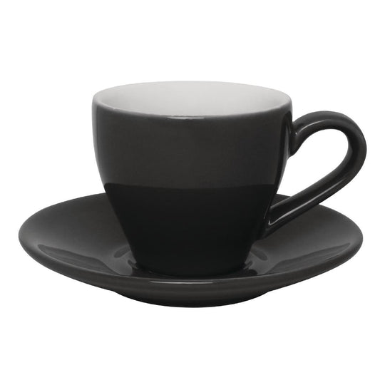 Olympia Cafe Espresso Saucer Charcoal (Box 12)