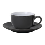 Olympia Cafe Saucer Charcoal for 8oz & 12oz (Box 12)