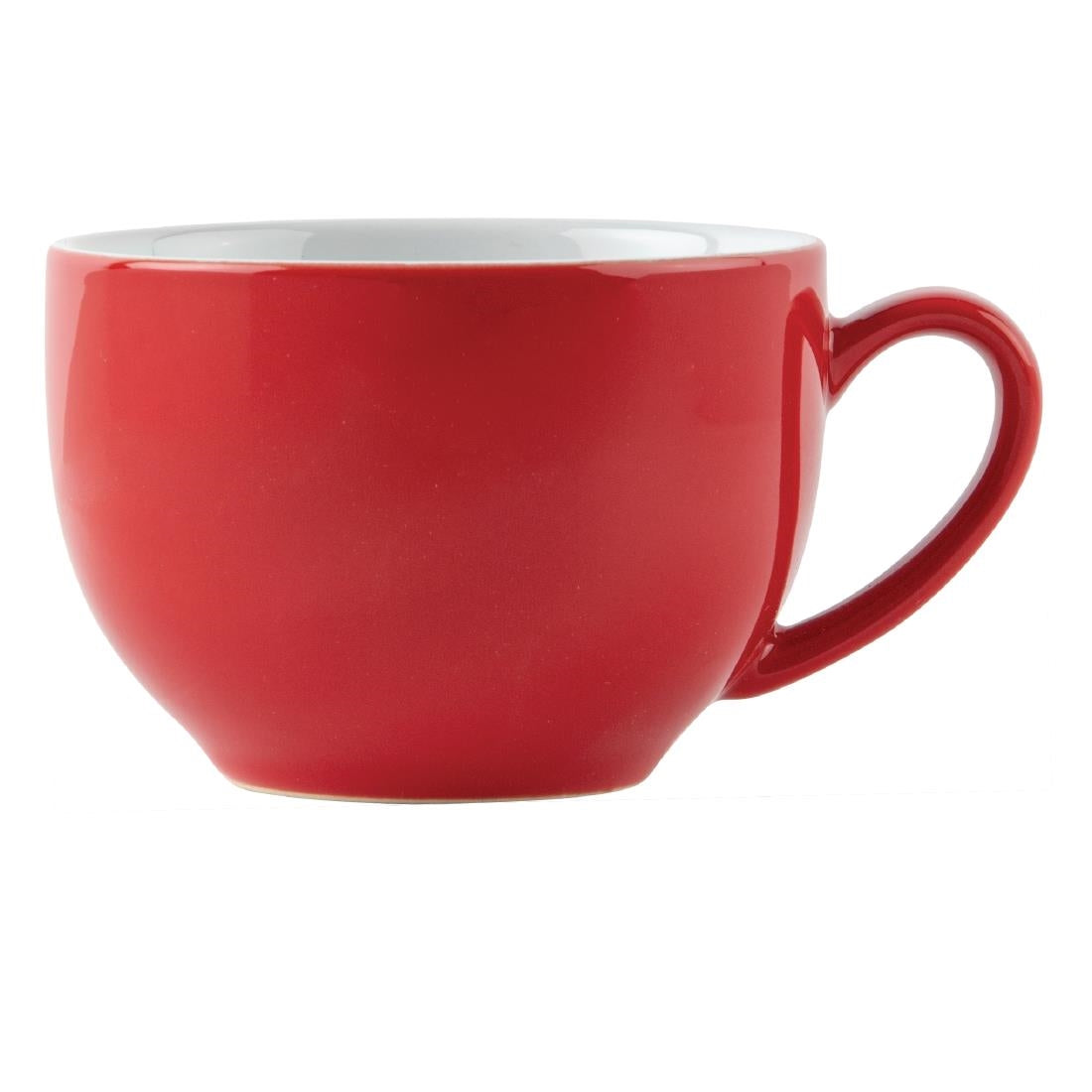 Olympia Cafe Cappuccino Cup Red - 340ml 12oz (Box 12)