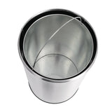 Bolero Bullet Bin with Open Lid St/St - 40Ltr