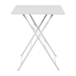 Bolero Grey Pavement Style Steel Table (600mm Square)