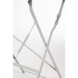 Bolero Grey Pavement Style Steel Table (600mm Square)