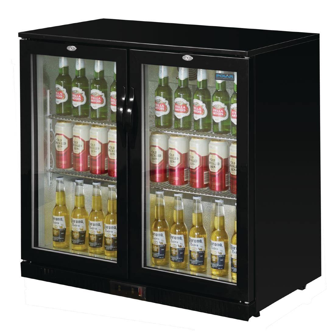 Polar G-Series Back Bar Cooler with 2 Hinged Doors 208Ltr