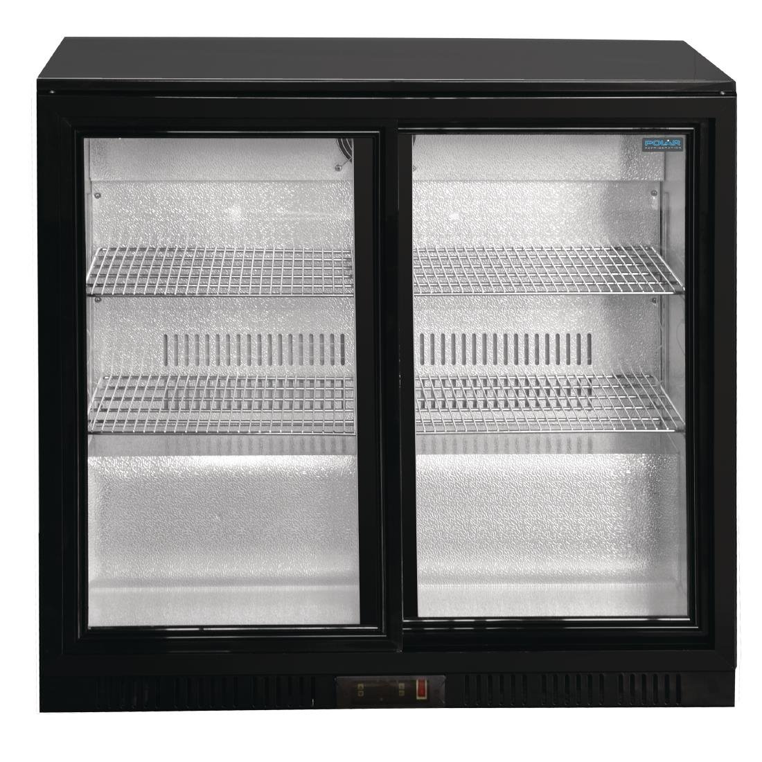 Polar G-Series Back Bar Cooler with Sliding Doors 198Ltr