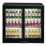 Polar G-Series Back Bar Cooler with Sliding Doors 198Ltr