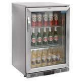 Polar G-Series Back Bar Cooler with Hinged Door Stainless Steel - 138Ltr