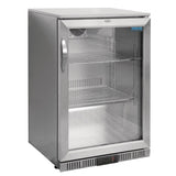 Polar G-Series Back Bar Cooler with Hinged Door Stainless Steel - 138Ltr