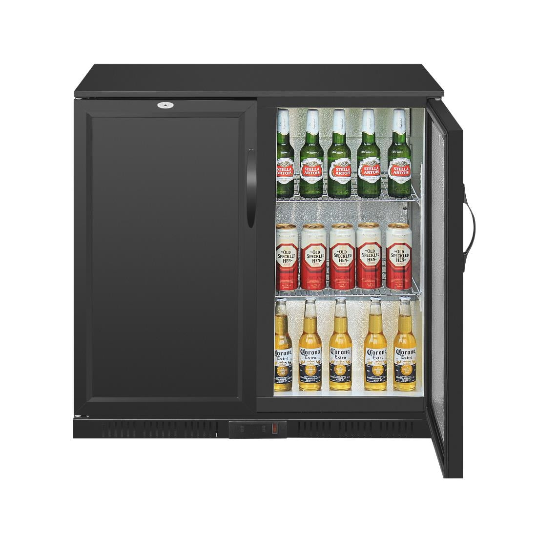 Polar G-Series Back Bar Cooler with Solid Doors - 208Ltr