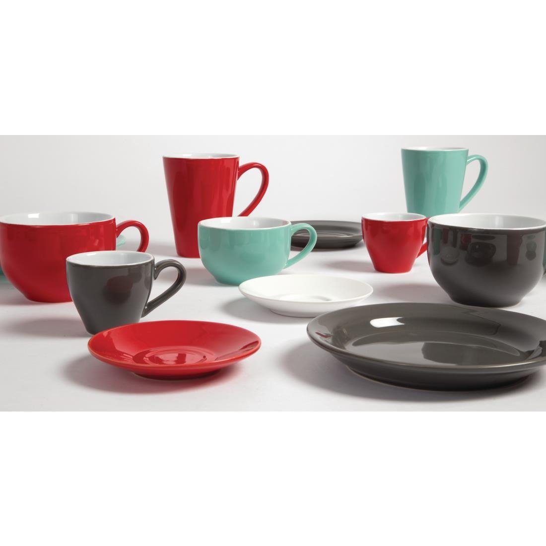 Olympia Cafe Espresso Saucer Red (Box 12)