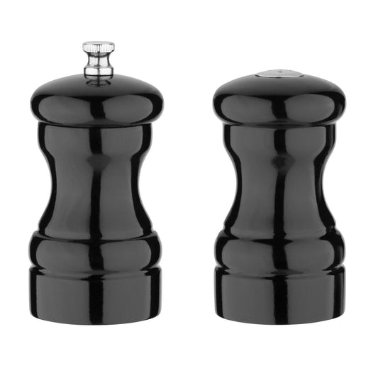 Olympia Salt & Pepper Set Black - 100(h)x50(d)mm