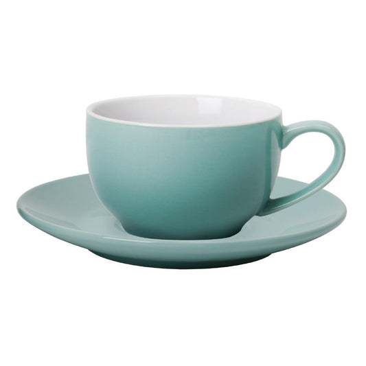 Olympia Cafe Coffee Cup Aqua - 228ml 8oz (Box 12)