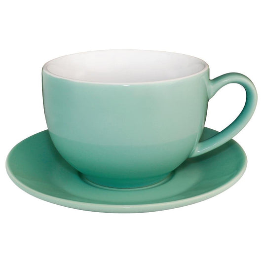 Olympia Cafe Cappuccino Cup Aqua - 340ml 12oz (Box 12)