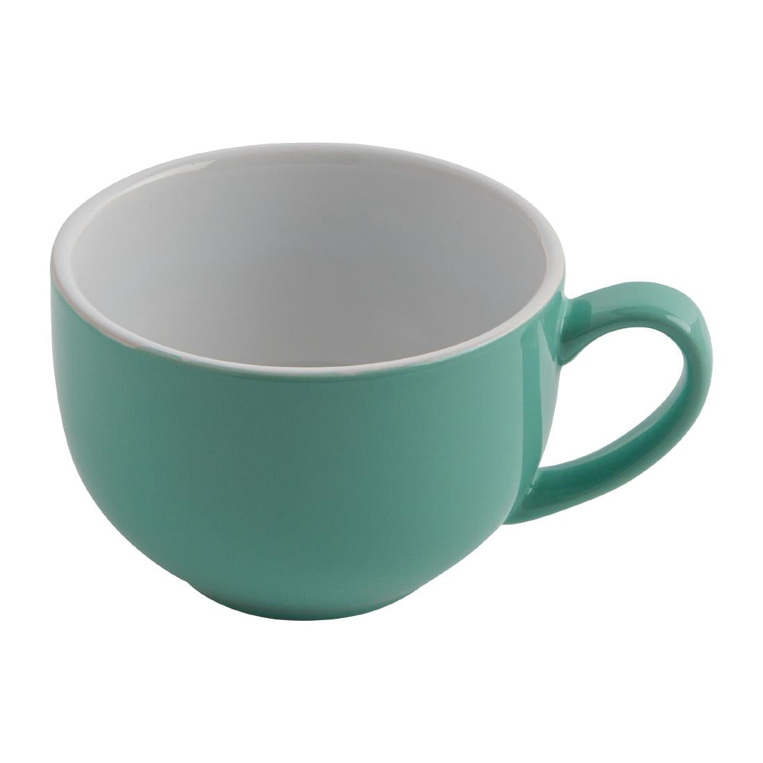 Olympia Cafe Cappuccino Cup Aqua - 340ml 12oz (Box 12)