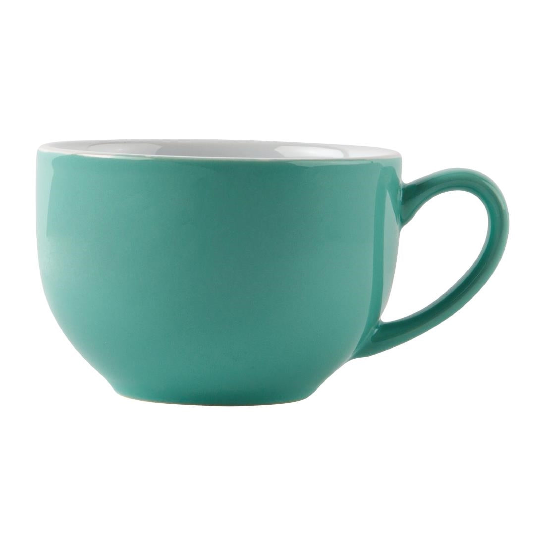 Olympia Cafe Cappuccino Cup Aqua - 340ml 12oz (Box 12)