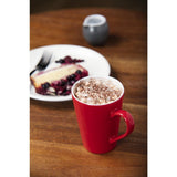 Olympia Cafe Latte Cup Red - 340ml 12oz (Box 12)