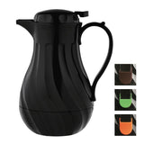 Olympia Insulated Swirl Jug Black - 2Ltr