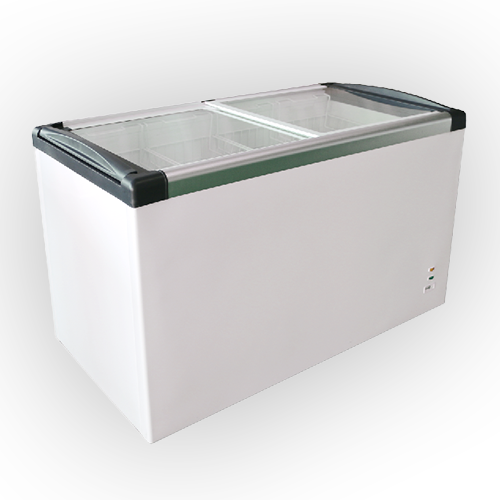 Glass Top Chest Freezer 520P SD-520P