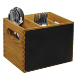 Olympia Utensil Holder with Chalkboard Side - 150(h)x210(w)150(d)mm