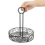 Olympia Black Wire Condiment Holder 195(dia)x235(h)mm