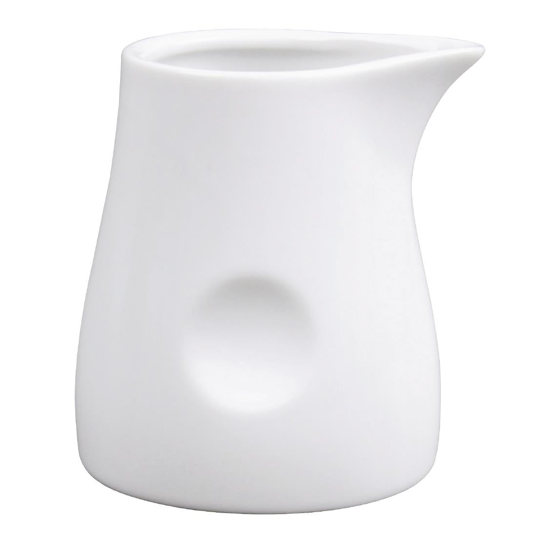 Olympia Whiteware Dimpled Milk Jug - 70ml 2.5oz (Box 6)