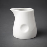 Olympia Whiteware Dimpled Milk Jug - 170ml 6oz (Box 6)