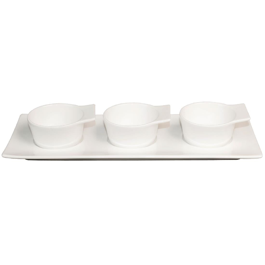 Olympia Lumina Winged Ramekin Dish - 60ml 2oz 80x70x35mm (Box 6)