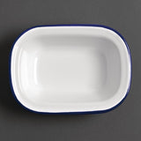 Olympia Enamel Pie Dish Rectangular - 180x50x135mm (Box 6)