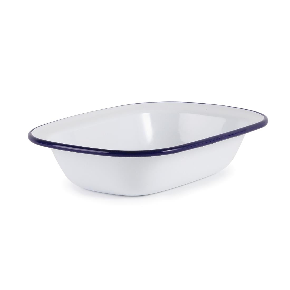 Olympia Enamel Pie Dish Rectangular - 180x50x135mm (Box 6)