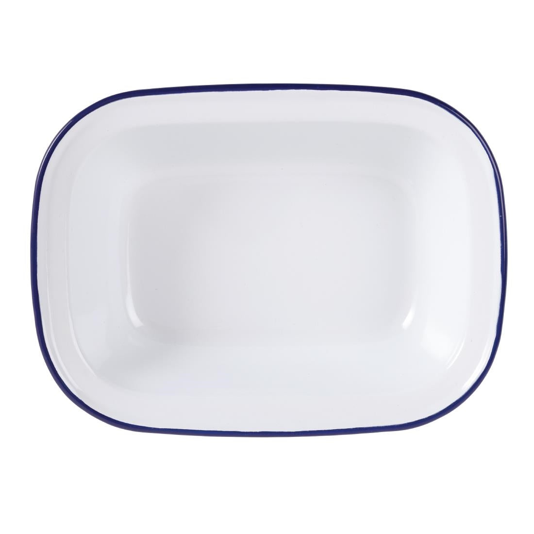 Olympia Enamel Pie Dish Rectangular - 180x50x135mm (Box 6)