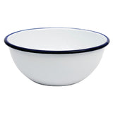 Olympia Enamel Pudding Bowl White - 5 1/2" (Box 6)