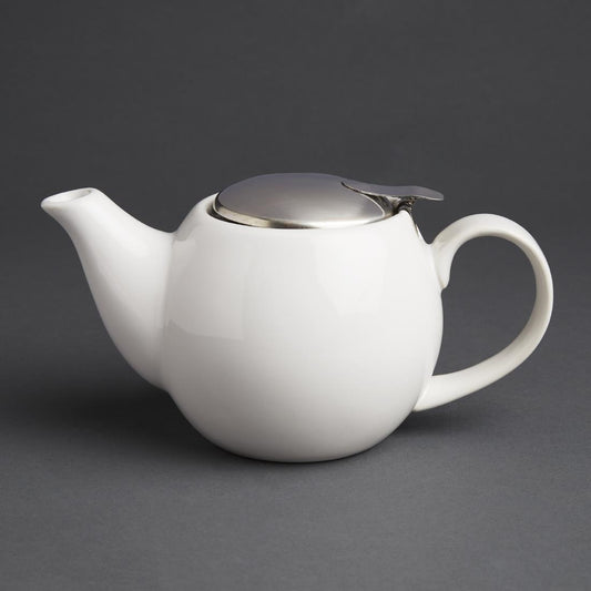 Olympia Cafe Teapot White - 510ml 18oz (Box 1)