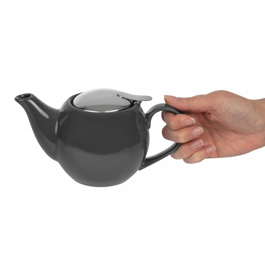 Olympia Cafe Teapot Charcoal - 510ml 18oz (Box 1)