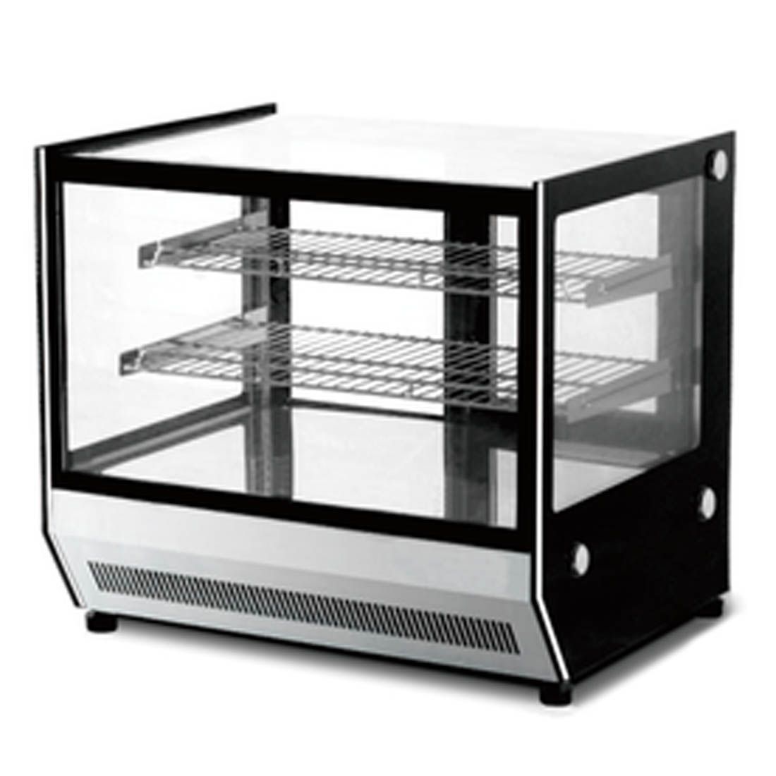 Ex-Showroom: Bonvue Counter Top Square Glass Hot Food Display - GN-900HRT-VIC2029