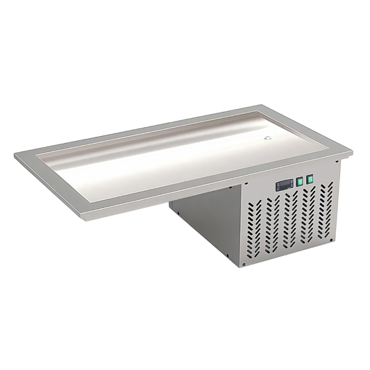 Thermaster 3×GN 1/1 Capacity Static Cold Bain Marie Trays - GN3-FA