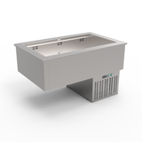 Thermaster 3×GN 1/1 Capacity Ventilated Static Cold Bain Marie Trays - GN3-VA