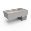 Thermaster 4×GN 1/1 Capacity Ventilated Static Cold Bain Marie Trays - GN4-VA
