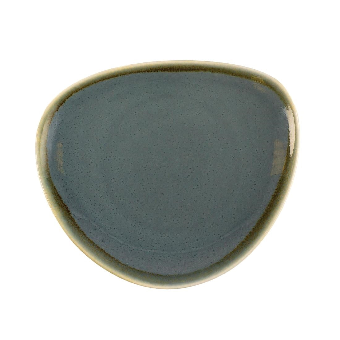 Olympia Kiln Ocean Tri Plate - 165mm 6.5" (Box 6)