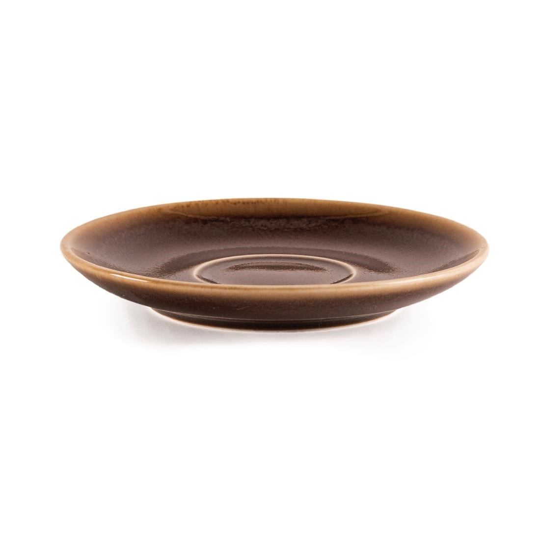 Olympia Kiln Bark Saucer (For GP360) - 115mm (Box 6)