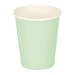 Fiesta Recyclable Hot Cups Single Wall Aqua - 228ml (8oz) (Sleeve 50)