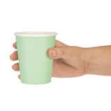 Fiesta Recyclable Hot Cups Single Wall Aqua - 228ml (8oz) (Box 1000)