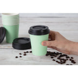 Fiesta Recyclable Hot Cups Single Wall Aqua - 228ml (8oz) (Box 1000)