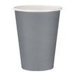 Fiesta Recyclable Hot Cups Single Wall Charcoal - 340ml (12oz) (Box 1000)