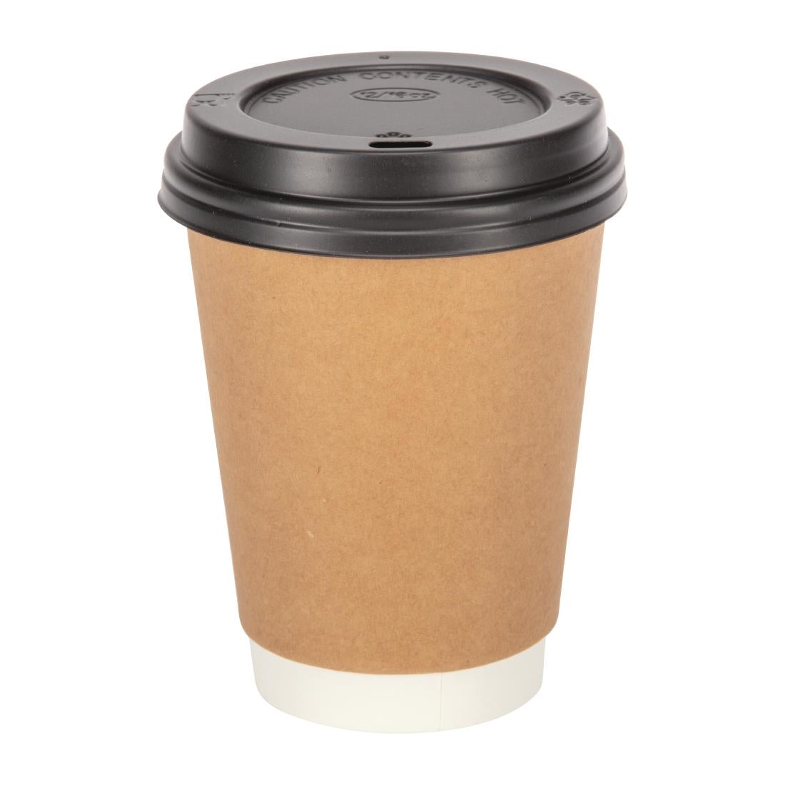 Fiesta Recyclable Hot Cups Double Wall Kraft - 340ml (12oz) (Sleeve 25)