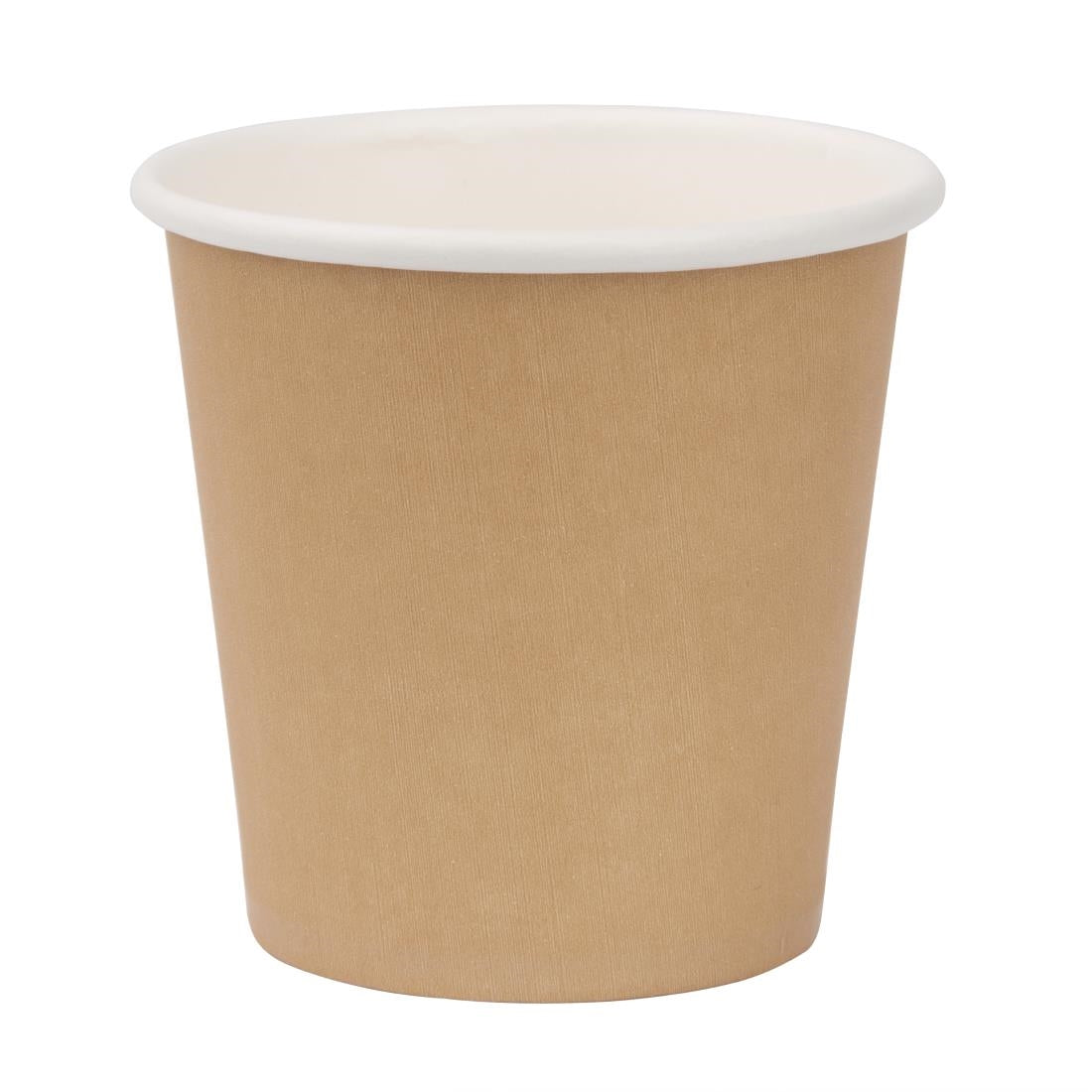 Fiesta Recyclable Espresso Cups Single Wall Kraft - 114ml (4oz) (Box 1000)