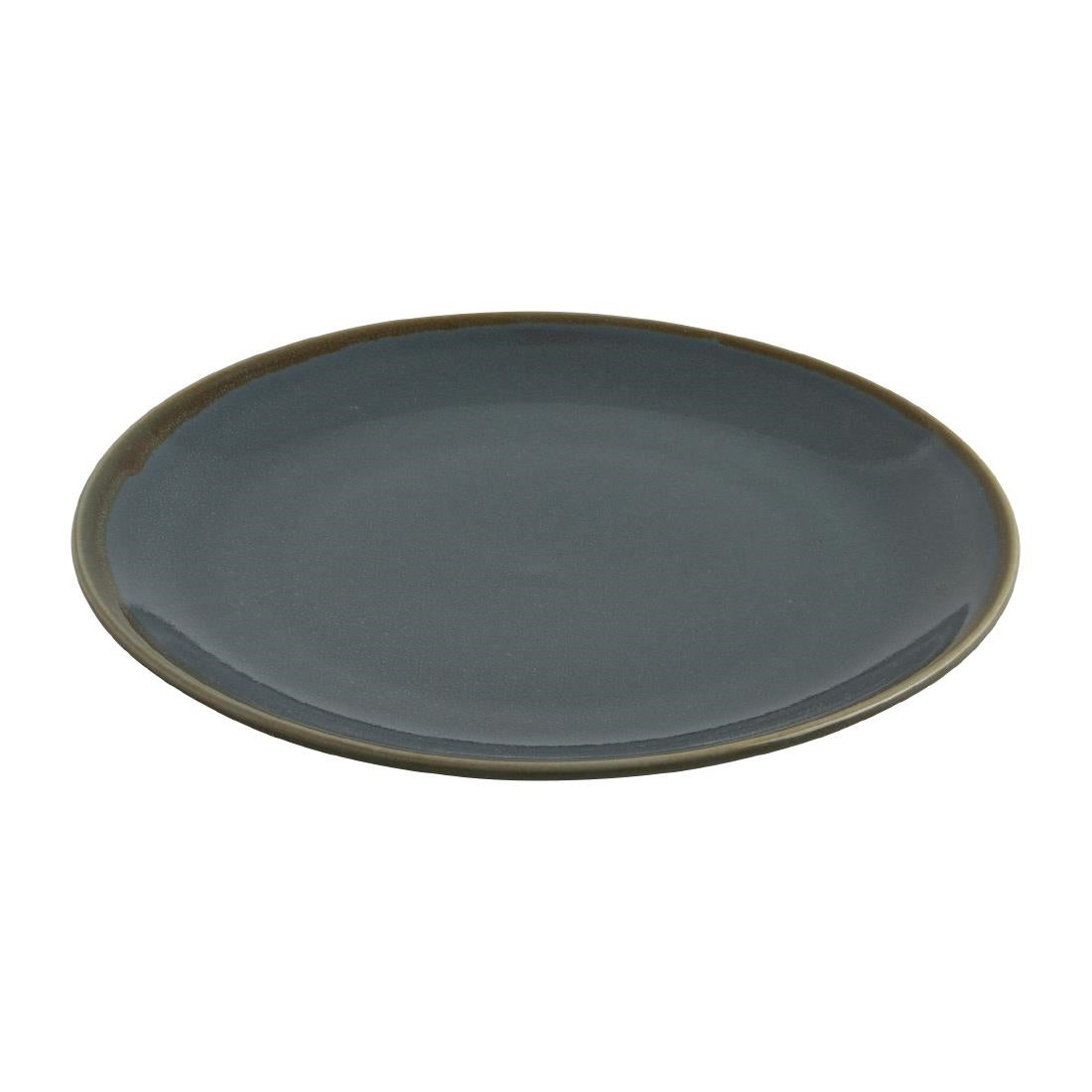 Olympia Kiln Ocean Round Coupe Plate - 280mm 11" (Box 4)