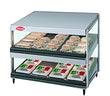 GRSDS-24D Hatco GRSDS Slanted Heated Dual Shelf Display Warmer 610mm x 617mm 10amp