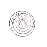 Olympia French Fry Holder Chrome Wire Cone - 175(h)x115(dia)mm