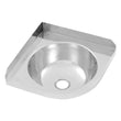 Corner Stainless Steel Hand Basin HBCR