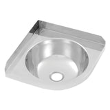 Corner Stainless Steel Hand Basin HBCR